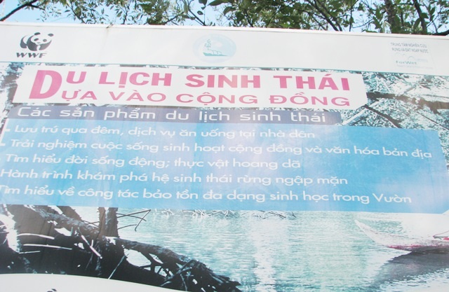 Cà Mau: 7 tháng đón hơn 14.000 lượt khách quốc tế - 2 Một điểm du lịch cộng đồng ở huyện Ngọc Hiển, Cà Mau.