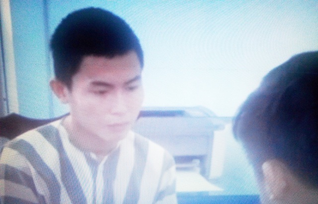 Một trong các đối tượng trong nhóm trộm xe máy tại cơ quan công an.