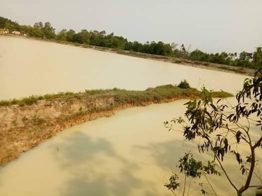 Đi phát quang đường băng cản lửa, học sinh lớp 10 chết đuối - 1 Hiện trường nơi xảy ra vụ đuối nước thương tâm.