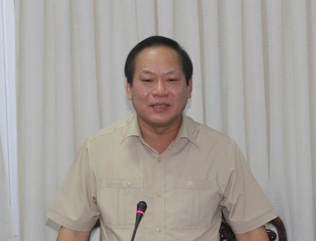 “Không để báo chí sống ký sinh vào doanh nghiệp” - 1 
Bộ trưởng Bộ TT&TT Trương Minh Tuấn phát biểu tại buổi làm việc với lãnh đạo Cần Thơ chiều 26/5.