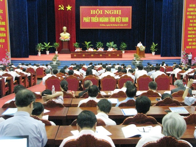 Thủ tướng: Xuất khẩu tôm phải đạt kim ngạch 10 tỷ USD trước năm 2025 - 1 Hội nghị phát triển ngành tôm Việt Nam được tổ chức ngay sau Tết Nguyên đán 2017.