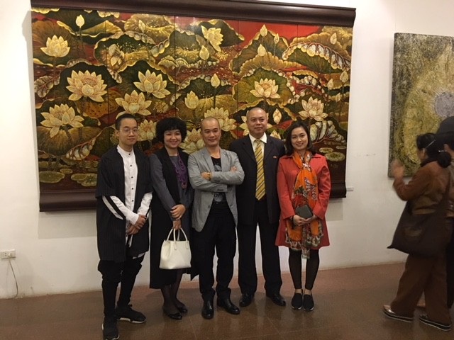 Triển lãm 51 tác phẩm mỹ thuật Phật giáo đương đại - 6 Một số tác giả - tác phẩm tại triển lãm.