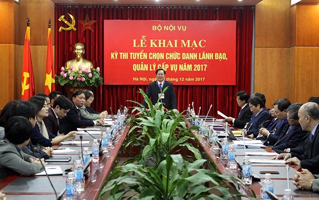 Loại 6 ứng viên, 2 chuyên viên trúng Vụ phó Bộ Nội vụ - 1 Thời gian tới Bộ Nội vụ sẽ thi tuyển thêm hàng loạt chức danh lãnh đạo