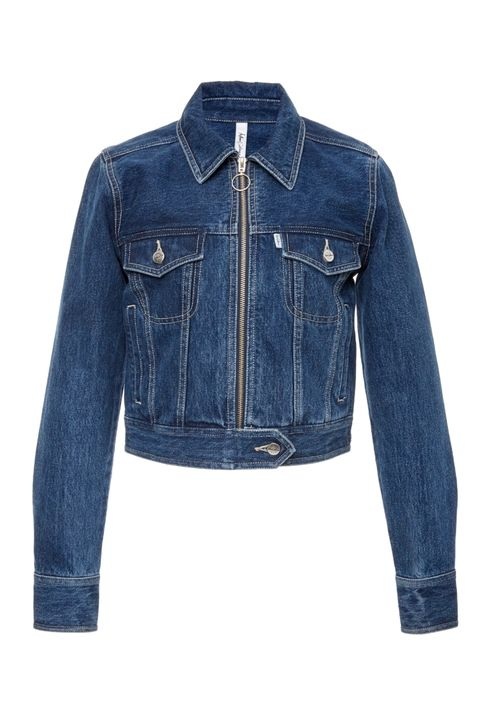 Biến tấu sành điệu với áo Jeans - 7
Áo dạng crop top của Adam Selman