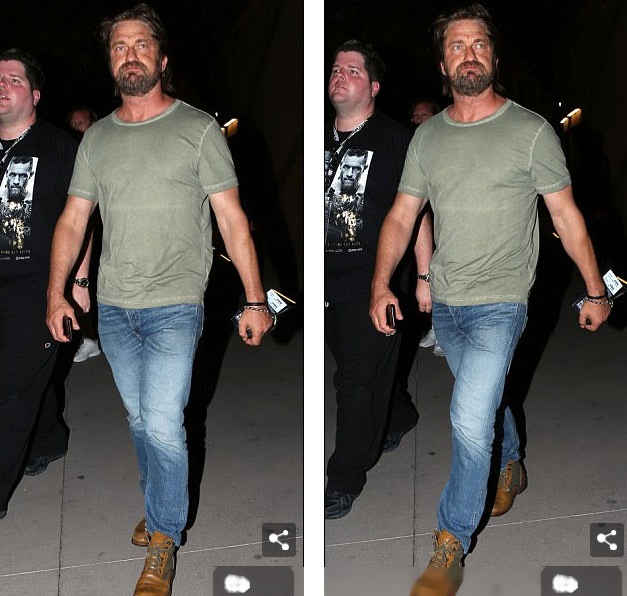 Dàn sao đình đám thế giới đi xem trận quyền anh "thế kỷ" - 16
Gerard Butler