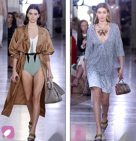 Dàn siêu mẫu đẹp cuốn hút trên sàn catwalk - 1
Kendall Jenner và Gigi Hadid cùng tham gia show diễn của Bottega Veneta tại Milan Fashion Week ngày 23/9 vừa qua