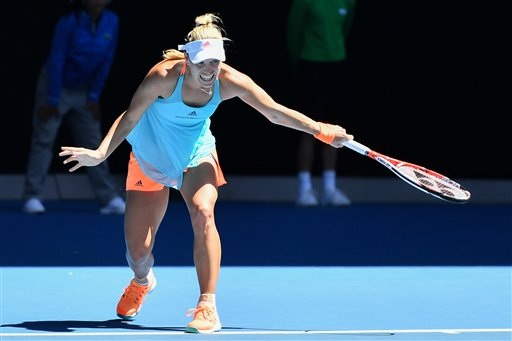 Federer “lướt nhanh”, Kerber vất vả giành vé đi tiếp - 1
ĐKVĐ đơn nữ Kerber vẫn thi đấu rất chệch choạc