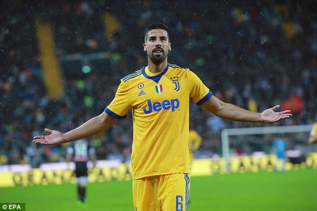 Chơi thiếu người, Juventus vẫn hủy diệt Udinese với tỷ số tennis - 2 Khedira đóng góp 3 bàn cho Juventus ở trận đấu này