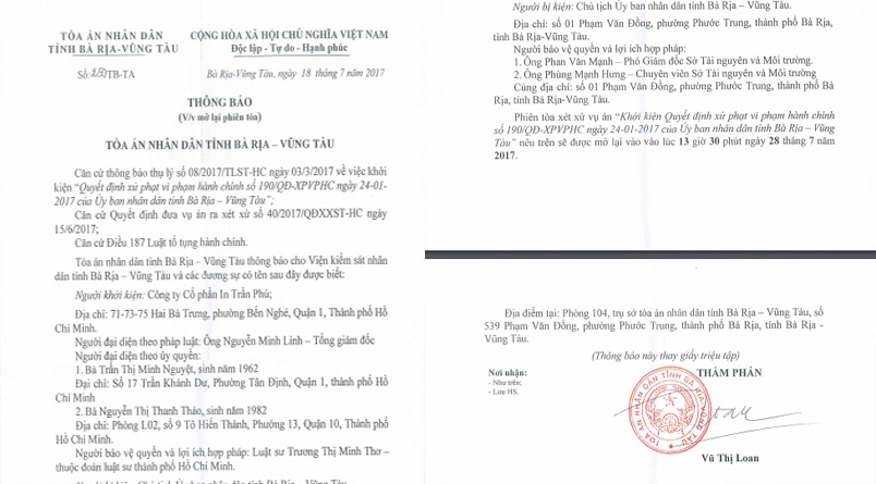Hàng trăm lao động khởi kiện quyết định của UBND tỉnh Bà Rịa - Vũng Tàu! - 1 Hàng trăm lao động khởi kiện quyết định của UBND tỉnh Bà Rịa - Vũng Tàu! - 1