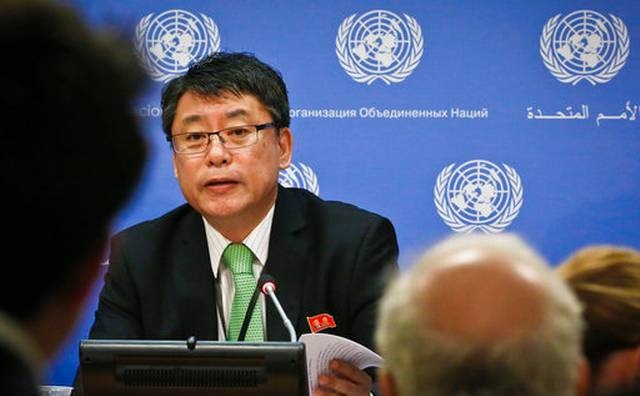 
Phó đại sứ Triều Tiên tại Liên Hợp Quốc Kim In Ryong. (Ảnh: Getty)
