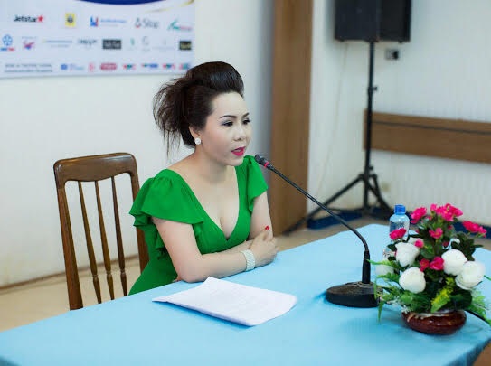 Kim Chi thuyết trình tại cuộc thi Hoa hậu Asean 2017 - 3 Kim Chi thuyết trình tại cuộc thi Hoa hậu Asean 2017 - 3