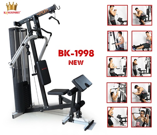 Giàn tạ đa năng Kingsport - lựa chọn hoàn hảo cho các tín đồ tập gym tại nhà - 1
Giàn tạ đa năng kingsport BK1998 New – Giá tham khảo: 6.590.000 đồng.