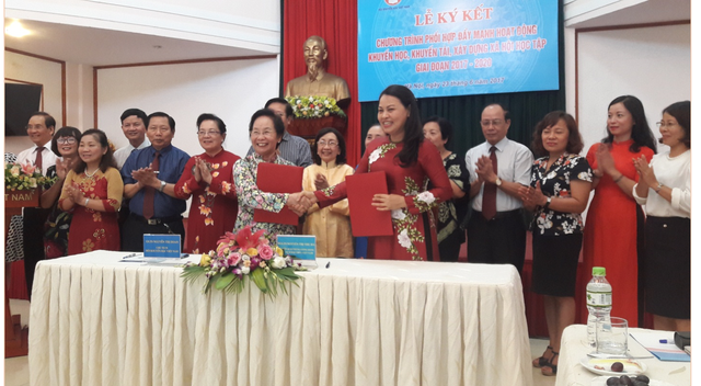 Xây dựng Xã hội học tập nhằm chấn hưng nền giáo dục Việt Nam - 3
Hội Khuyến học Việt Nam ký kết với Hội Liên hiệp Phụ nữ Việt Nam