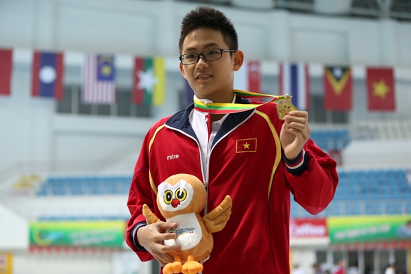 Lâm Quang Nhật là một trong những niềm hy vọng vàng hàng đầu của thể thao TPHCM tại SEA Games 29