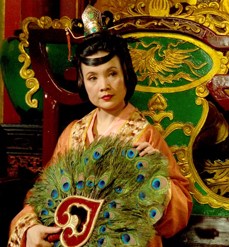 Đường tình lận đận của những bà hoàng trên màn ảnh Việt - 3 NSND Lan Hương vai Đàm hoàng hậu trong phim Trần Thủ Độ. Ảnh: TL.