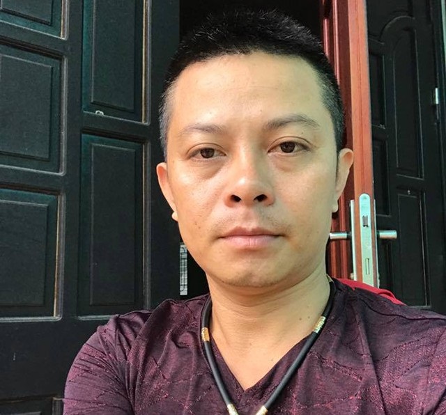 Lang Văn Anh bị bắt giữ cùng 5 bánh heroin (ảnh FB cá nhân)