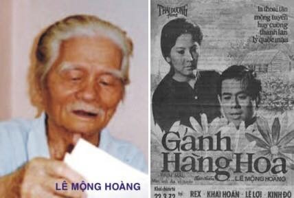Đạo diễn phim “Vĩnh biệt mùa hè” Lê Mộng Hoàng qua đời - 1 Đạo diễn Lê Mộng Hoàng tờ poster phim Gánh hàng hoa do ông đạo diễn. Ảnh: Gia đình cung cấp.