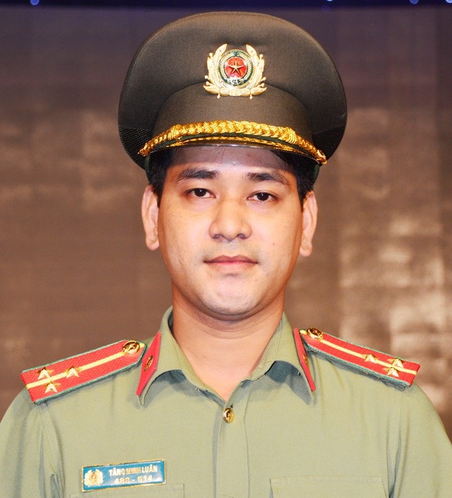 Thượng úy điển trai người Khmer có duyên với các cuộc thi - 1 Thượng úy Tăng Minh Luân.