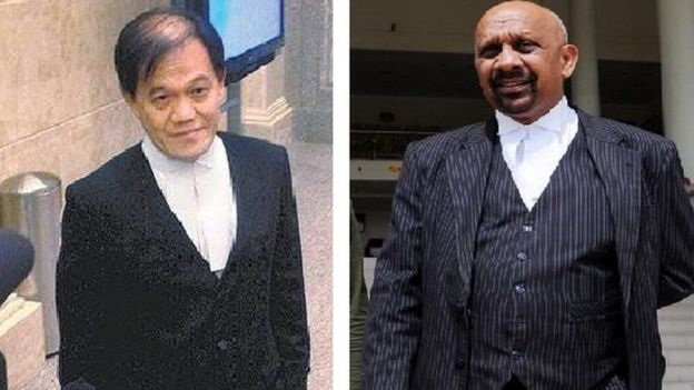 Đoàn Thị Hương sẽ ra tòa lần 3 vào ngày 30/5 trong nghi án Kim Jong-nam - 12
Hai luật sư bào chữa cho Đoàn Thị Hương là ông Hisyam Teh Poh Teik (trái) và Naran Singh (phải). (Ảnh: Star)