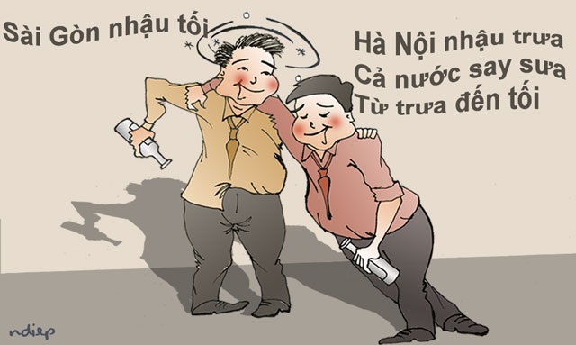 Về chuyện “Cả nước say sưa – Từ trưa đến tối”! - 1
(Minh họa: Ngọc Diệp)