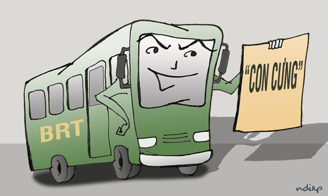 Chuyện BRT và cuộc “cách mạng” giao thông ở Hà Nội - 1
(Minh họa: Ngọc Diêp)