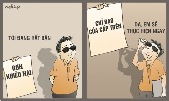 Không “há miệng chờ sung” mà “ngậm miệng chờ… chỉ đạo”! - 1
(Minh họa: Ngọc Diệp)