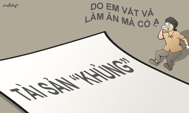 Cuộc “ra quân tổng lực” thanh, kiểm tra tài sản của bà Kim Thoa - 1
(minh họa: Ngọc Diệp)