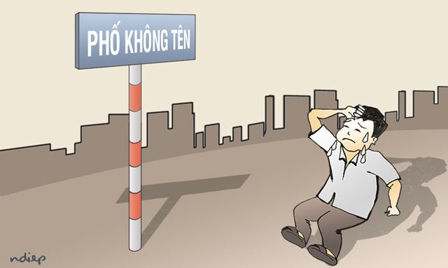 Sau vỉa hè, nên chăng là tên đường, số nhà… ? - 1
(Mịnh họa: Ngọc Diệp)