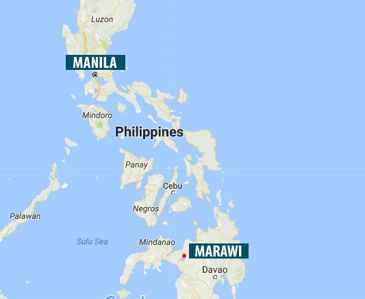 Tổng thống Philippines cảnh báo thiết quân luật một năm tại đảo phía nam - 2
Thành phố Marawi trên đảo Mindanao, miền nam Philippines (Ảnh: Google maps)