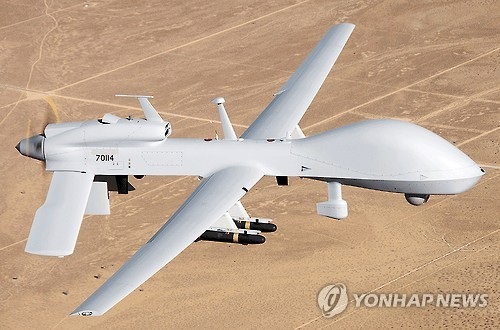 Triều Tiên có thể thử hạt nhân trong 30 ngày tới - 2 Máy bay không người lái Grey Eagle (Ảnh: Yonhap)