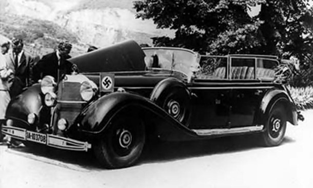 Cận cảnh chiếc Mercedes-Benz bọc thép của Hitler - 1 Cận cảnh chiếc Mercedes-Benz bọc thép của Hitler - 1