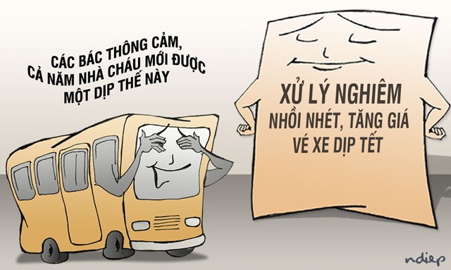 Thời xe khách “lộng quyền” mà chính quyền và người dân thì... “hiền” quá! - 1
(Minh họa: Ngọc Diệp)