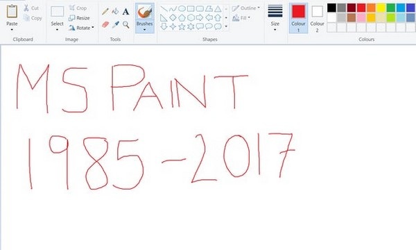 Phần mềm vẽ tranh Paint sẽ bị Microsoft “khai tử” sau 32 năm - 1 Phần mềm Paint sẽ bị Microsoft “khai tử” sau 32 năm gắn bó với các phiên bản của Windows