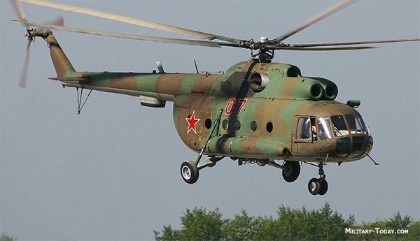Trực thăng Nga chở 8 người rơi xuống biển - 1 Trực thăn Mil Mi-8 (Ảnh: Military Today)