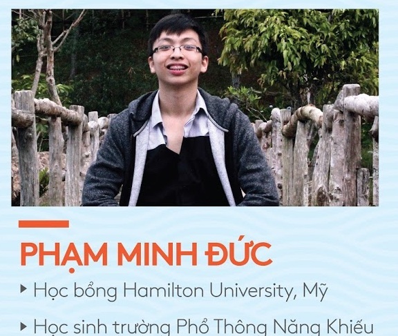 Cô gái “rinh” học bổng Mỹ nhờ bài luận viết về... trại giam - 2 Phạm Minh Đức cũng giành học bổng đến Mỹ nhờ lựa chọn đặc biệt