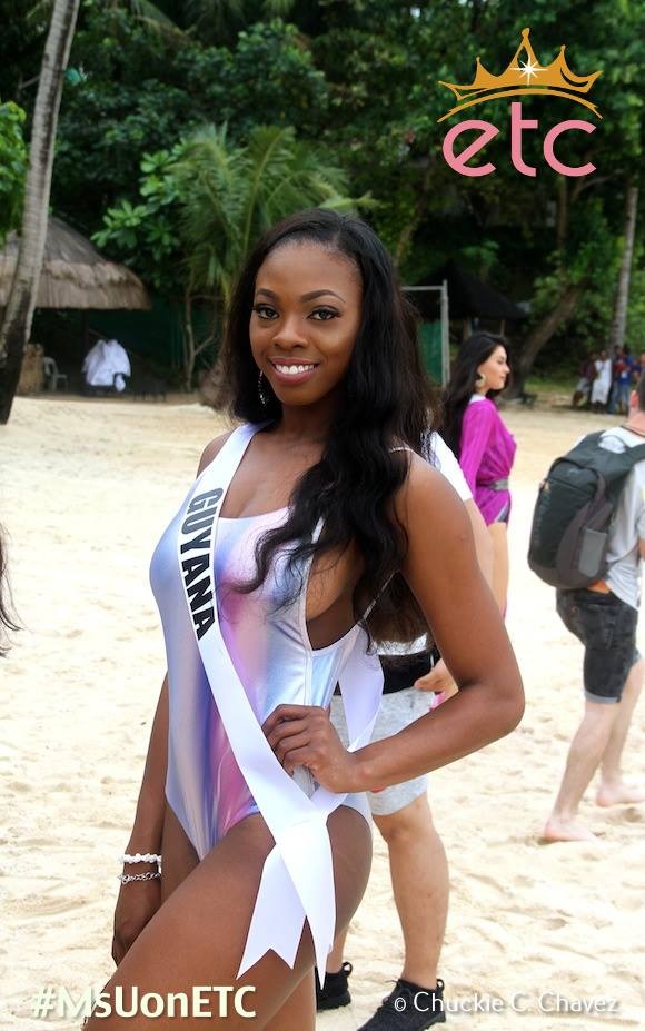 Xem Lệ Hằng trình diễn thời trang tại Hoa hậu hoàn vũ 2016 - 15
Người đẹp Guyana diện áo tắm gợi cảm.