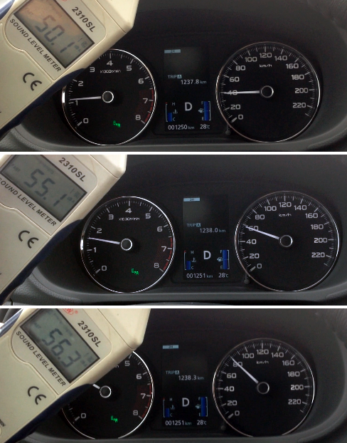 
Mặc dù không thuộc loại sedan tiện nghi, nhưng chiếc SUV này của Mitsubishi duy trì độ cách âm ở dải tốc độ cao khá tốt; từ tốc độ 60 km/h trở lên, độ ồn khá ổn định.
