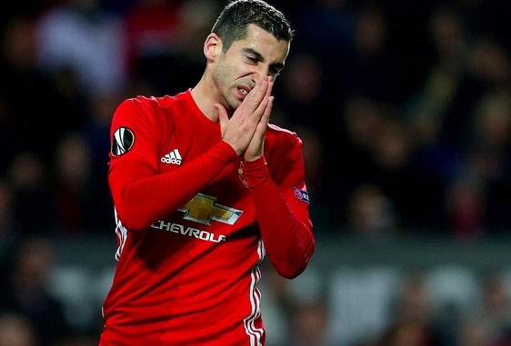 
Mkhitaryan sẽ không thể dự chung kết League Cup cùng MU
