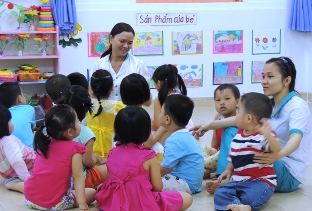 TPHCM: Đề xuất chi hơn 250 tỷ đồng/năm giữ chân giáo viên mầm non - 2 TPHCM đề xuất cần hơn 250 tỷ đồng/năm để giữ chân giáo viên mầm non