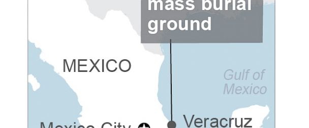 Tìm thấy hơn 250 đầu lâu trong hầm mộ bí mật ở Mexico - 2 Bản đồ vị trí nơi tìm thấy khu mộ lớn