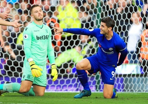 Đội hình tiêu biểu vòng 6 Premier League: Tuyệt vời Morata - 3 Alvaro Morata là cầu thủ nổi bật nhất vòng đấu này