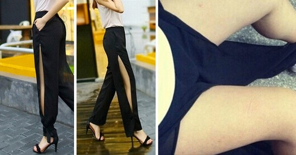 “Chết cười” chùm ảnh về những “thảm họa” khi mua hàng trực tuyến - 14 Có vẻ như chiếc quần thực tế “xẻ hơi nhiều” so với chiếc quần trong quảng cáo