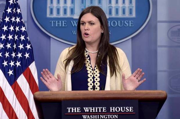Mỹ từ chối đàm phán, Triều Tiên cảnh báo đáp trả - 1
Thư ký báo chí Nhà Trắng Sarah Huckabee Sanders (Ảnh: Reuters)