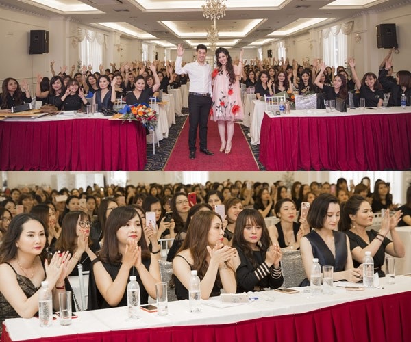 
Hội nghị “Người kinh doanh mỹ phẩm chuyên nghiệp” thu hút được hàng trăm nữ doanh nhân trẻ tham gia
