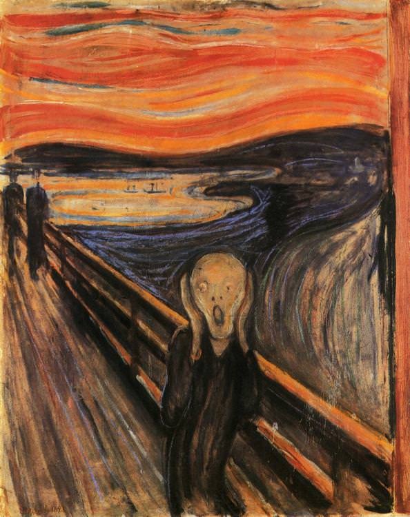 
Hai phiên bản của bức “Tiếng thét” do danh họa người Na Uy Edvard Munch thực hiện đã từng bị đánh cắp (bức “Tiếng thét” có 4 phiên bản). Năm 1994, kẻ trộm đột nhập vào Viện bảo tàng Nghệ thuật Quốc gia Na Uy, nằm ở thành phố Oslo, đánh cắp một bức “Tiếng thét”. 4 tháng sau, cảnh sát đã tìm thấy lại bức tranh trong một phòng khách sạn.
