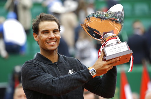 Nadal lần thứ 10 vô địch Monte Carlo - 1
Danh hiệu vô địch Monte Carlo thứ 10 của Nadal