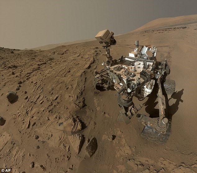 
Một bức ảnh của NASA về tàu thăm dò sao Hỏa năm 2013.
