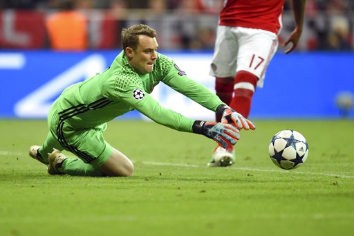 Manuel Neuer thi đấu ấn tượng trong trận đấu với Real Madrid