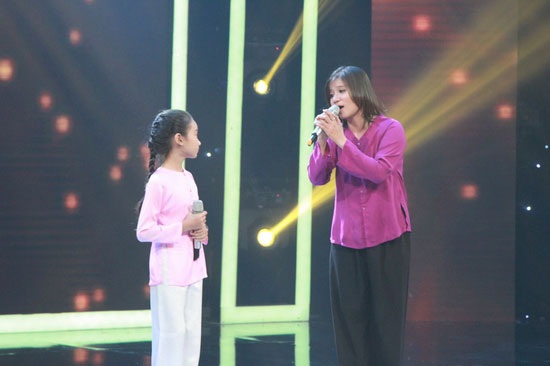 Dì Ngọc Diễm và cháu gái Kim Ngân.