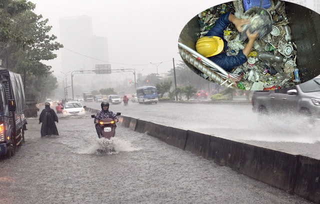 Siêu máy bơm "bất lực" ở Sài Gòn, Hà Nội ngồi chờ lũ rút - 3 
Máy bơm “khủng” giúp “rốn” ngập Nguyễn Hữu Cảnh khô ráo trong những cơn mưa lớn kéo dài hàng tiếng đồng hồ. Tuy nhiên, một cơn mưa với lượng nước khoảng 40mm/h lại khiến tuyến đường này tái ngập. Đây là dấu hiệu bất thường và các bên đang có những nhận định khác nhau trong việc đề cập nguyên nhân. (Ảnh: Đình Thảo)